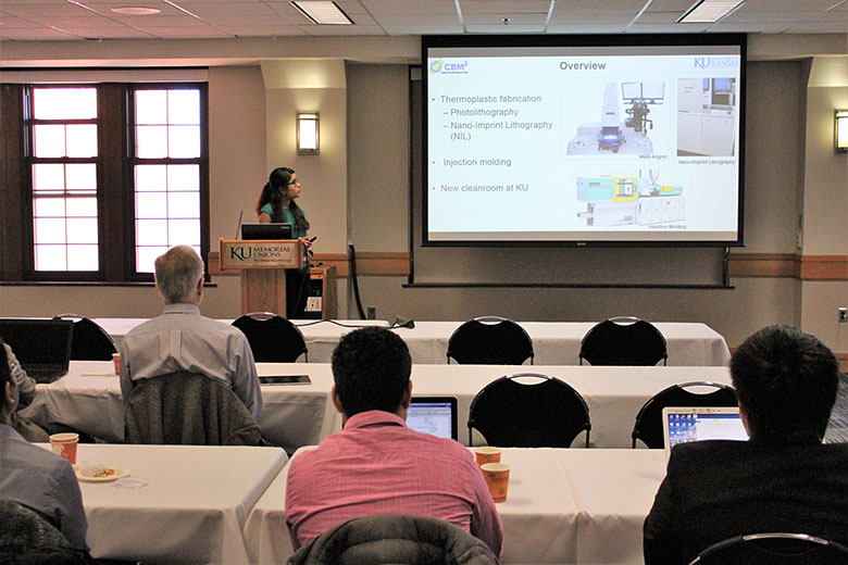 Kavya Dathathreya gives an overview of fabrication capabilities within the Center