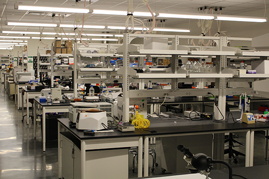 Soper laboratory in Integrated Science Building