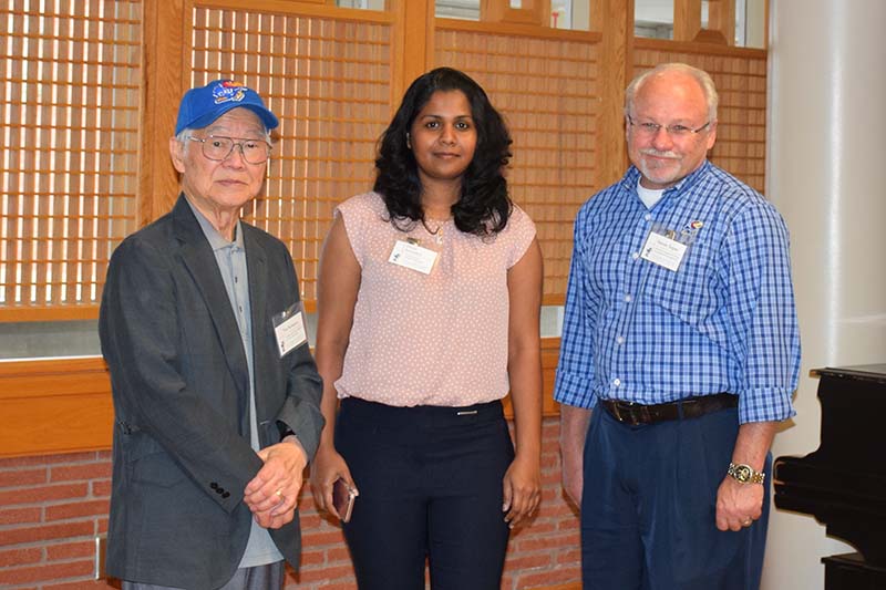 Dr. Ted Kuwana, Charuni Amarasekara, and Dr. Steve Soper: three generations of the academic tree