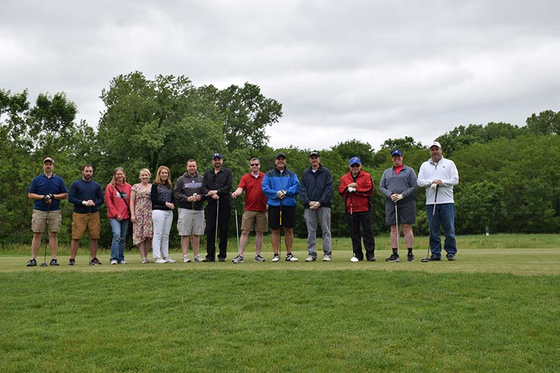 Participants in the KU Chemistry Alumni Symposium Golf Outing in memory of Craig Lunte